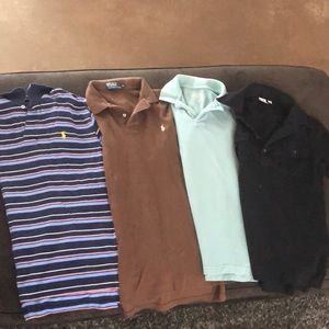 5 men’s polos